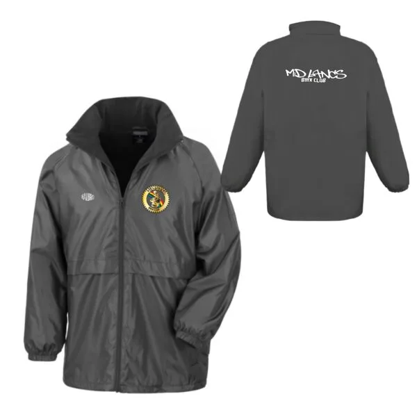 Mid Lancs BMX Club Seniors Lightweight Waterproof Jacket