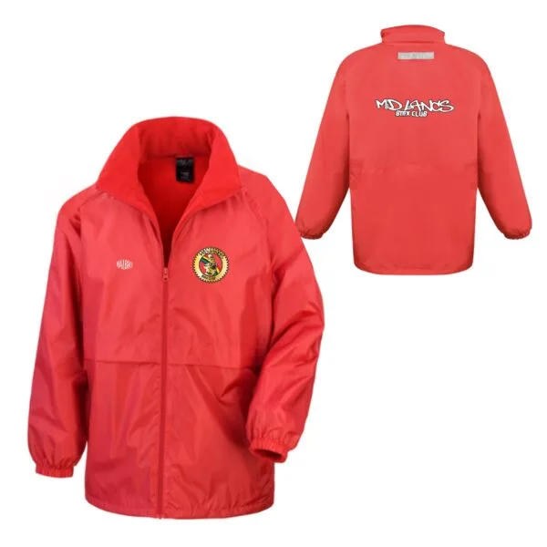 Mid Lancs BMX Club Seniors Lightweight Waterproof Jacket - Image 2