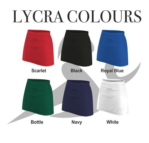 Plain Skirt Lycra Colours