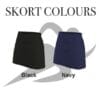 Plain Stock Skort Colours