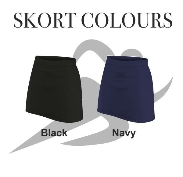 Plain Stock Skort Colours