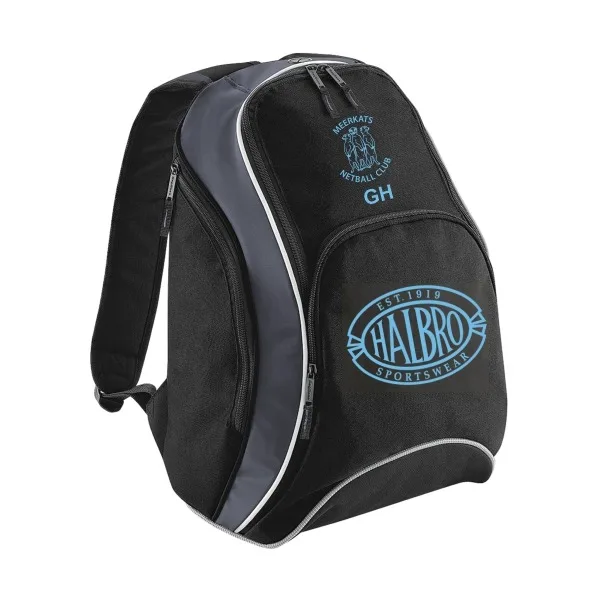 Meerkats Netball Club Rucksack