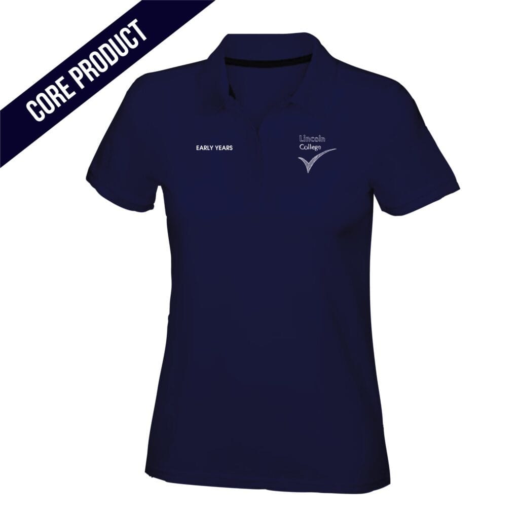 lincoln-college-early-years-womens-fit-polo-halbro-sportswear-limited