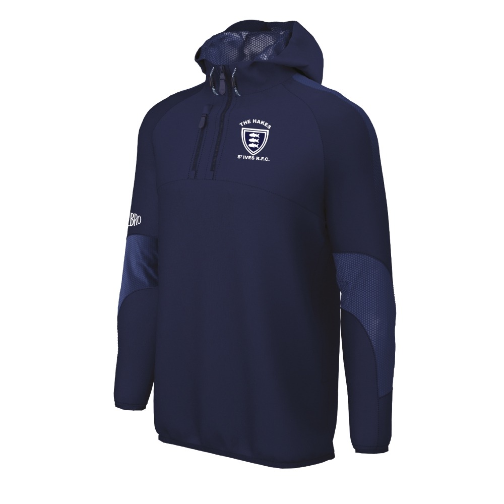 St Ives RFC Seniors Cratus 1/4 Zip Hooded Jacket - Halbro Sportswear ...
