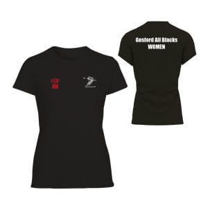 Gosford All Blacks RFC Seniors Women's Cotton Tee