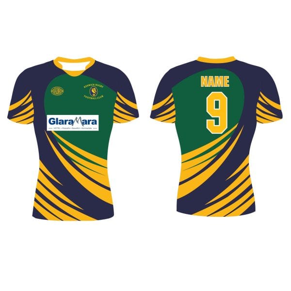 Keswick RFC Juniors Girl's Sports Fit Falcons Replica Shirt