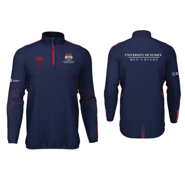 University Of Sussex Rugby Cratus 1/4 Zip Midlayer