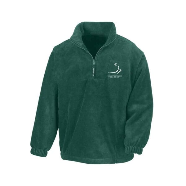 Edinburgh University Yoga Society Seniors 1/4 Zip Fleece Top - Image 2