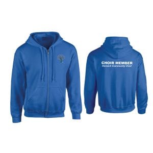 Horwich Community Choir Seniors Classic Unisex Zipped Hoodie