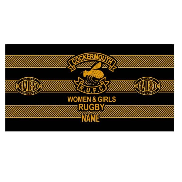Cockermouth RUFC Womens & Girls Team Cotton/Microfibre Towel